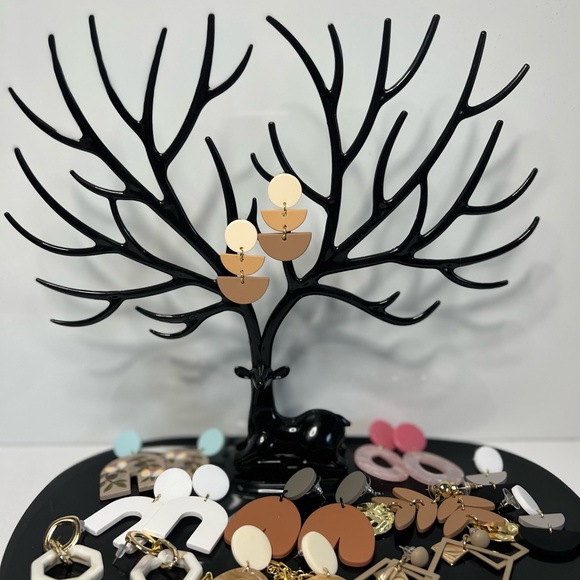 Handmade Statement Earrings - Picture 3 of 3